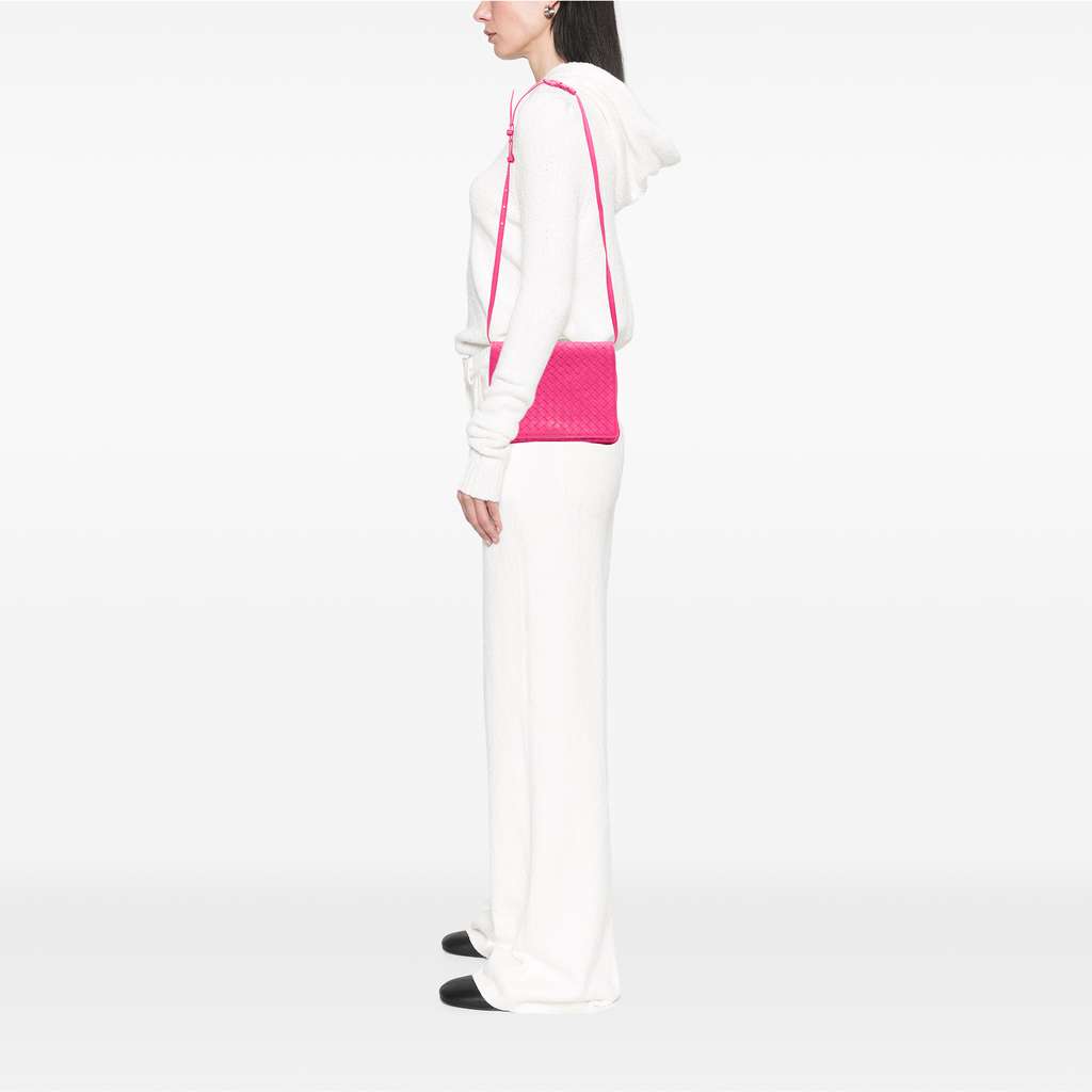 Bottega Veneta Nappa Intrecciato Flap Crossbody - Detail 2