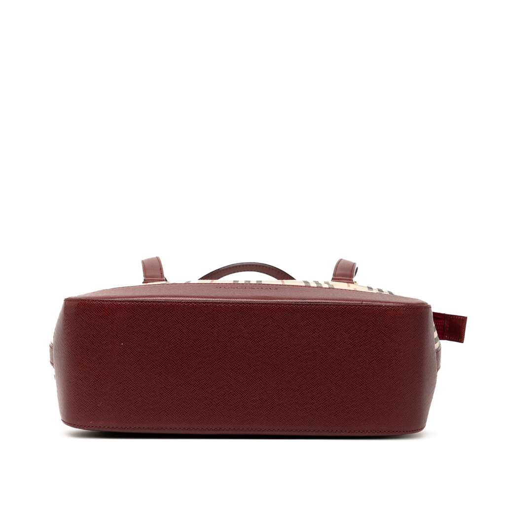 Burberry House Check Canvas Handbag - 3