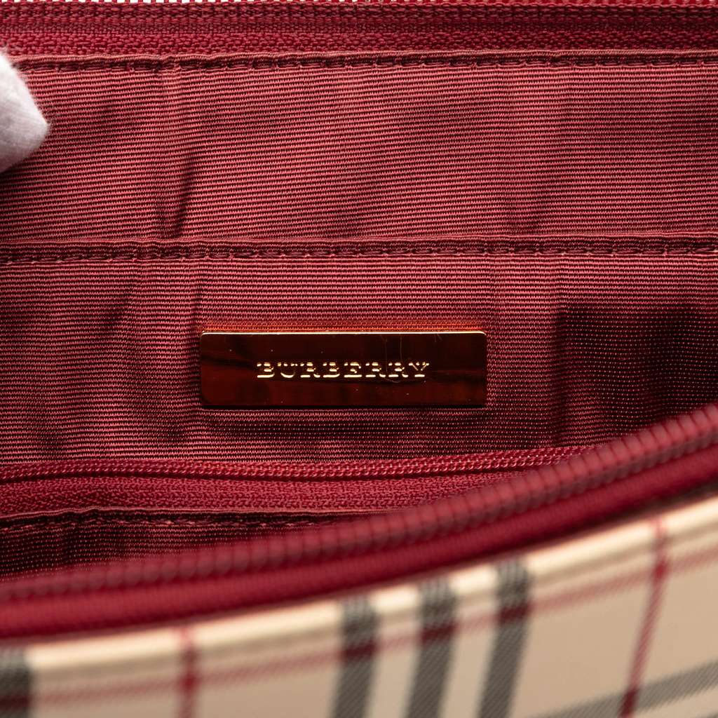 Burberry House Check Canvas Handbag - 5
