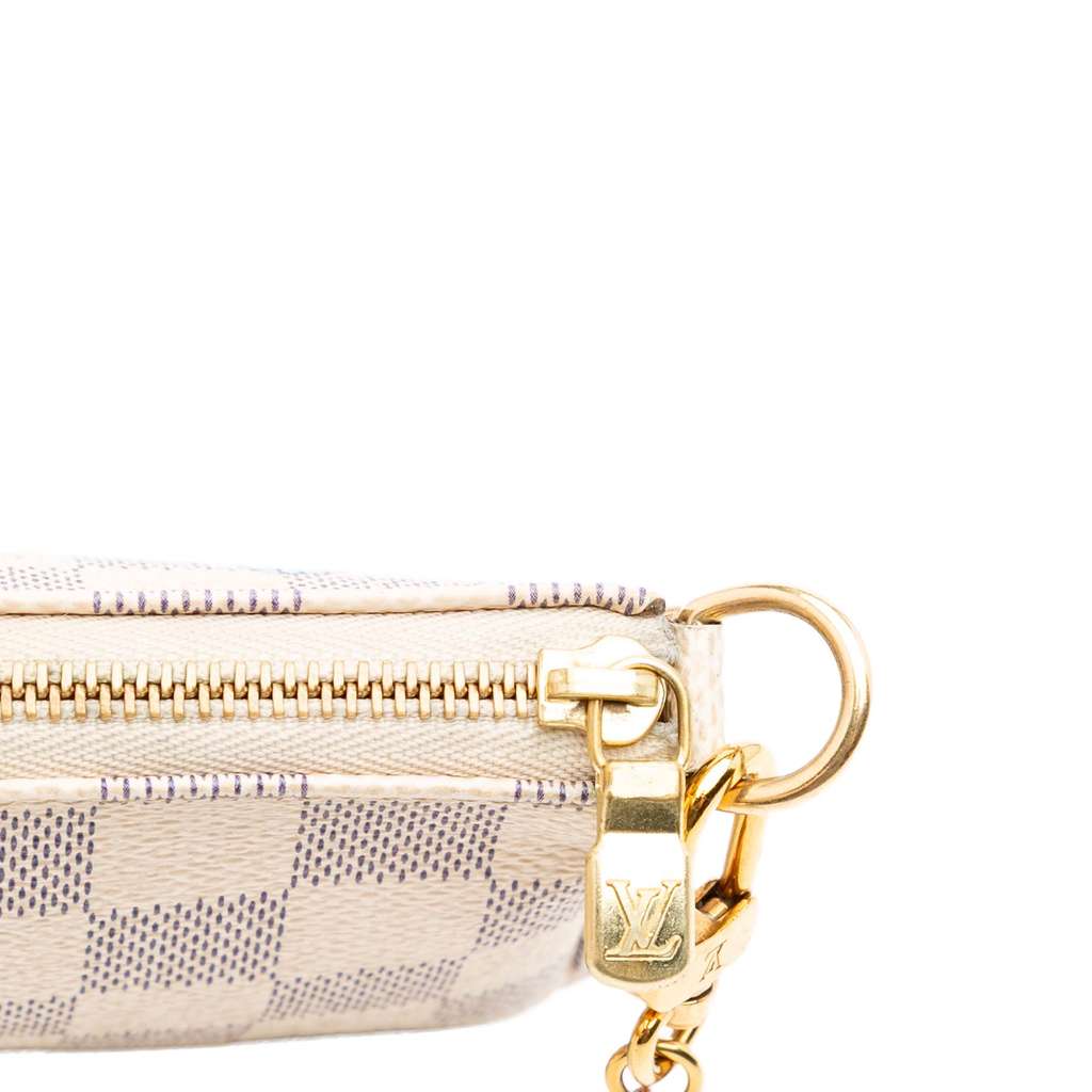 Louis Vuitton Damier Azur Christmas Birds Mini Pochette Accessoires - Detail 2