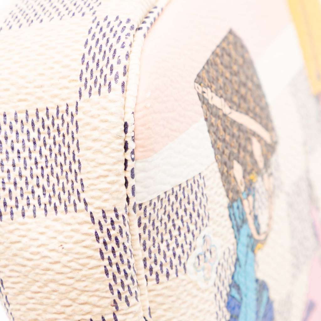 Louis Vuitton Damier Azur Christmas Birds Mini Pochette Accessoires - Image 11