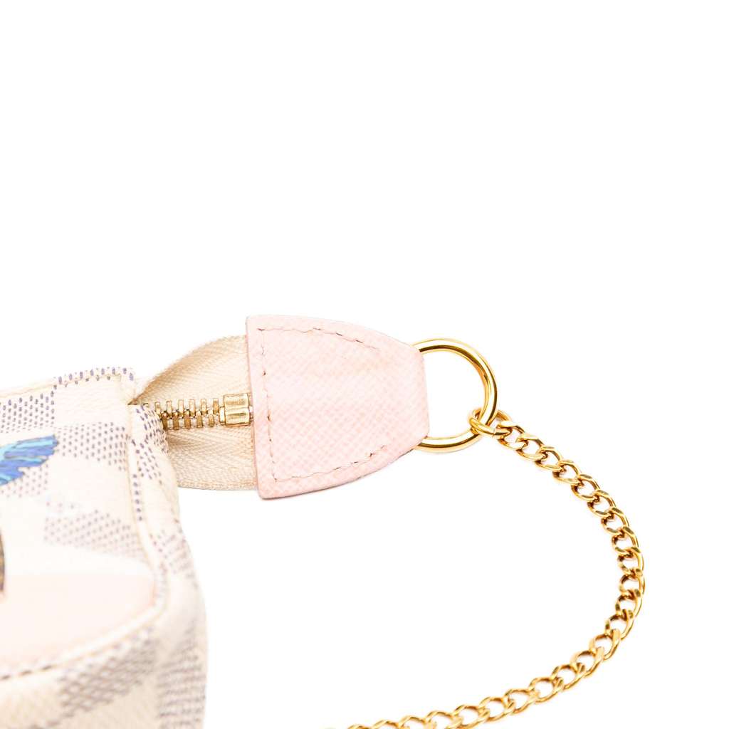 Louis Vuitton Damier Azur Christmas Birds Mini Pochette Accessoires - Image 12