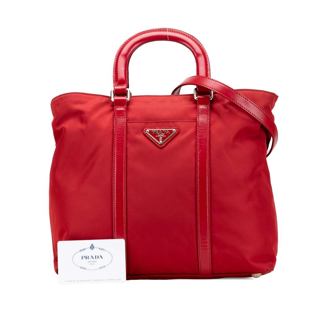 Prada Tessuto Satchel - Image 11