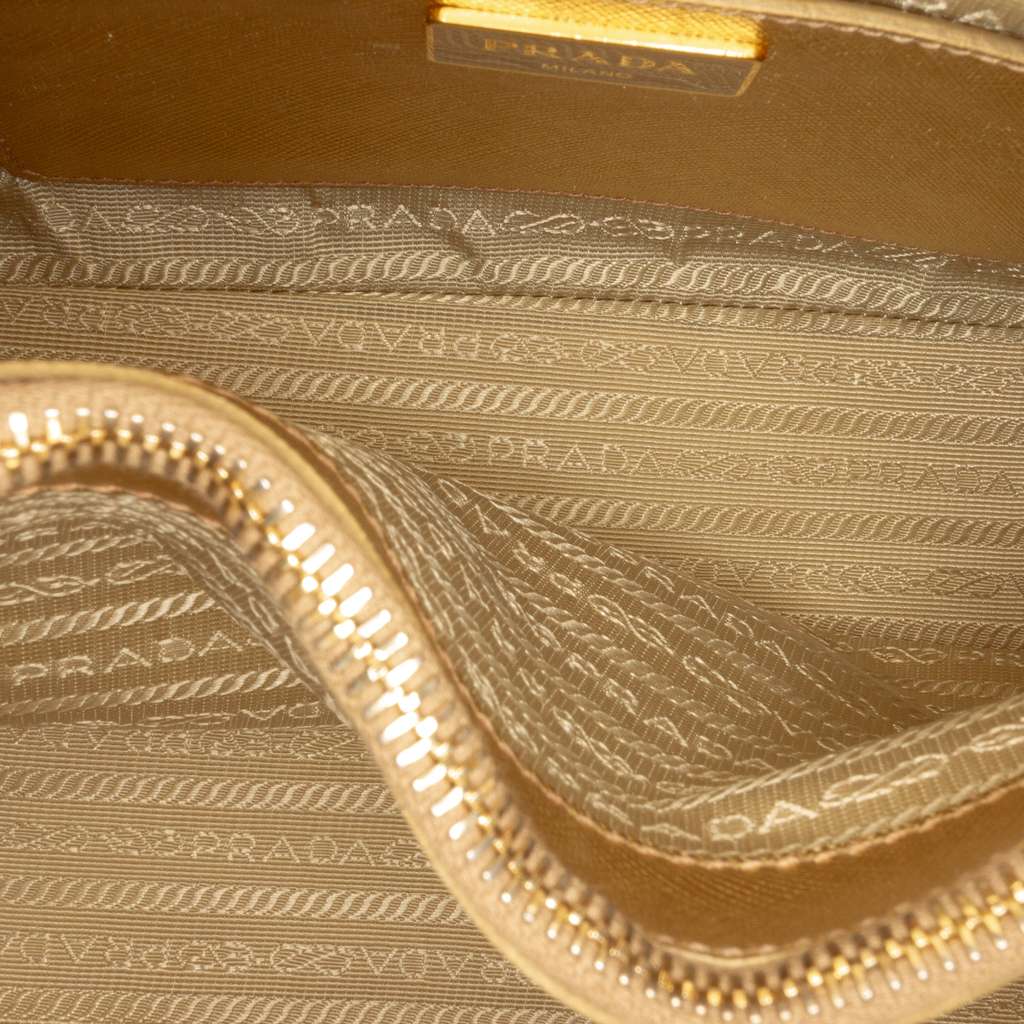 Prada Medium Saffiano Lux Open Promenade Satchel - 4