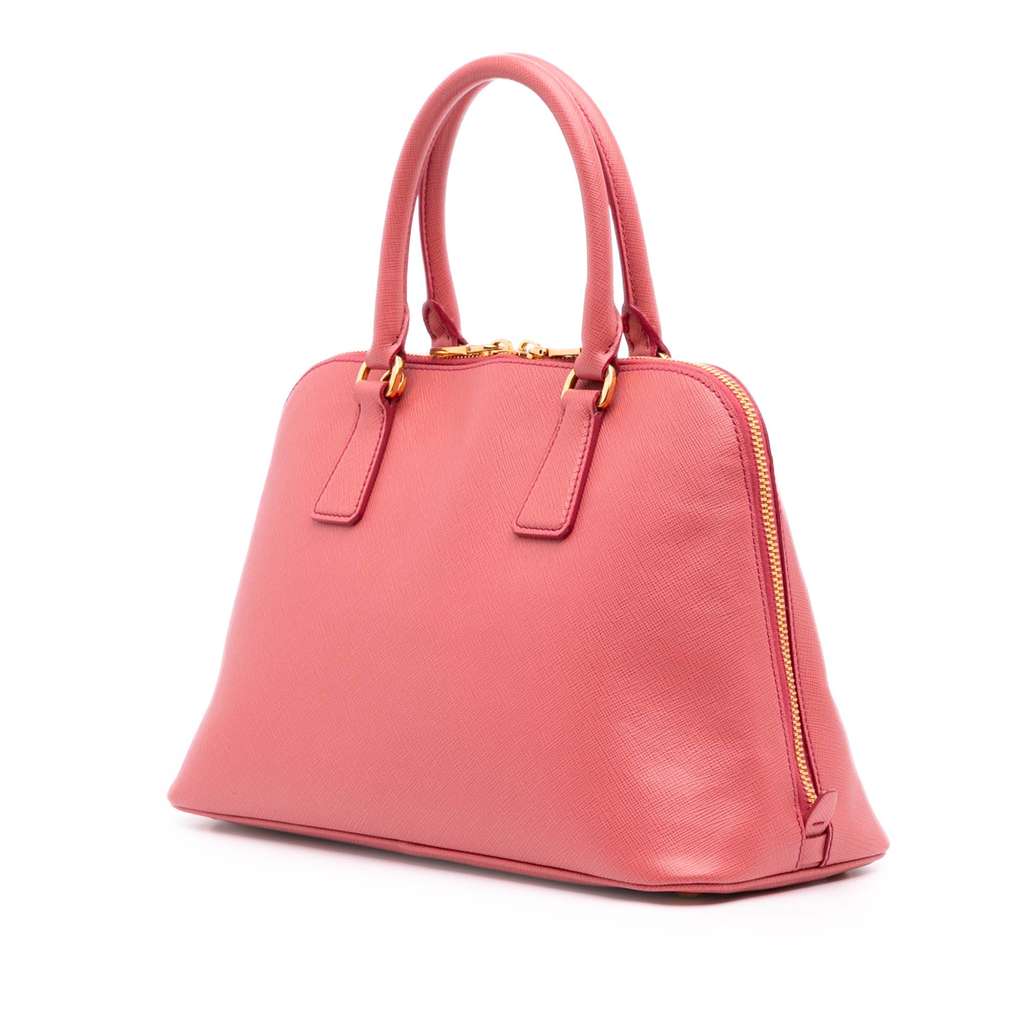 Prada Medium Saffiano Lux Promenade Satchel - Back view