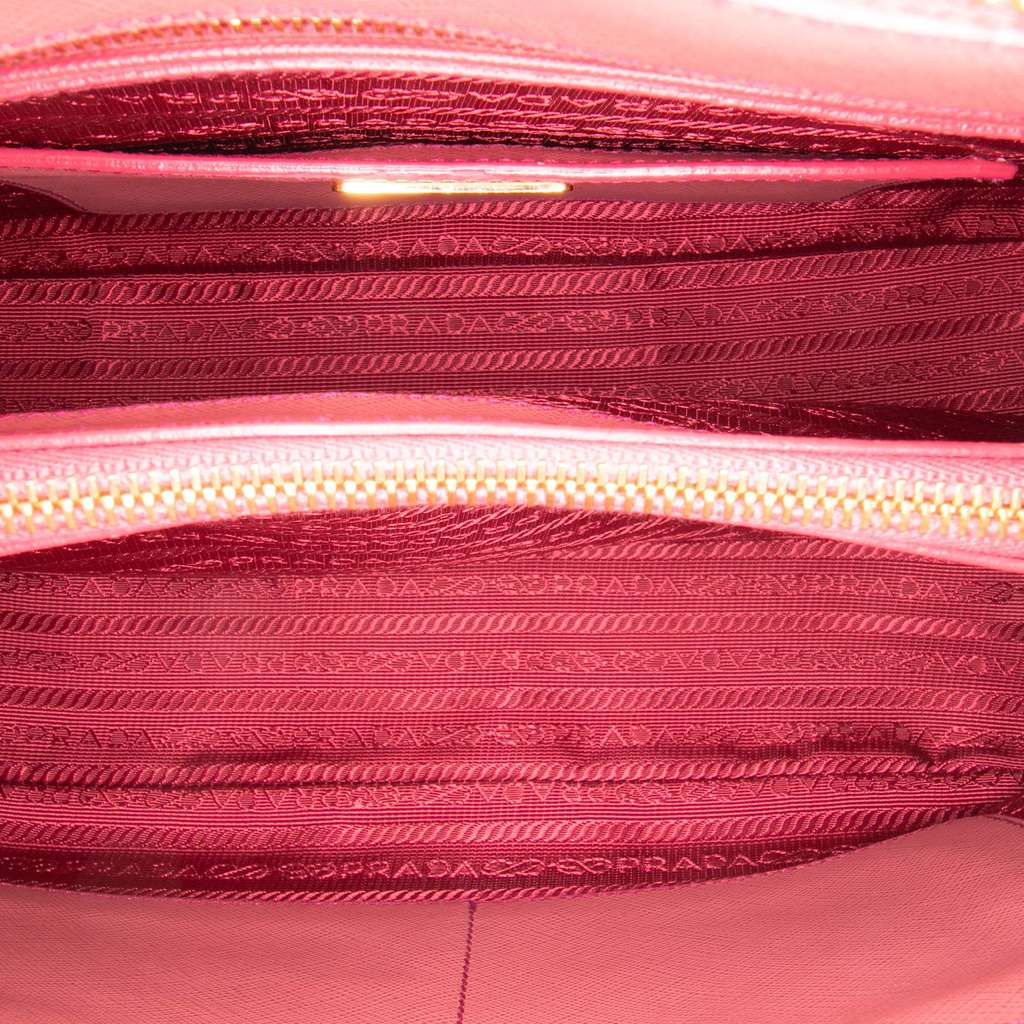 Prada Medium Saffiano Lux Promenade Satchel - 4