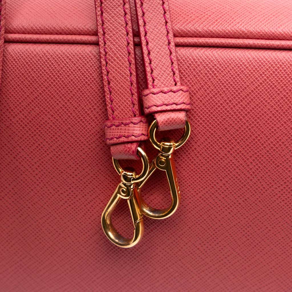Prada Medium Saffiano Lux Promenade Satchel - Detail 2