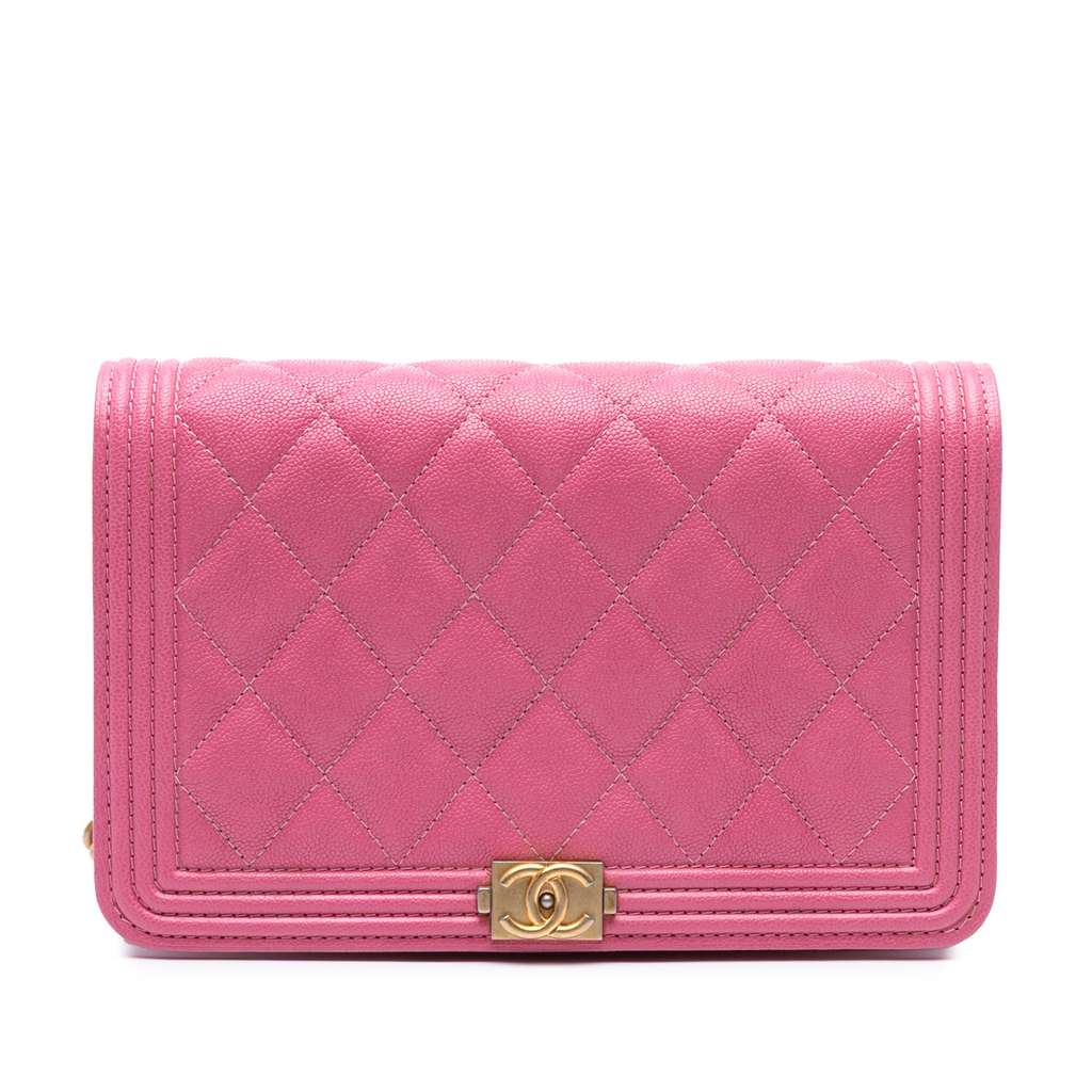 Chanel Small Quilted Caviar Boy Flap