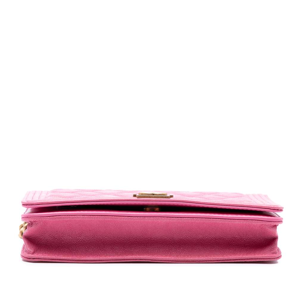 Chanel Small Quilted Caviar Boy Flap - Image 6