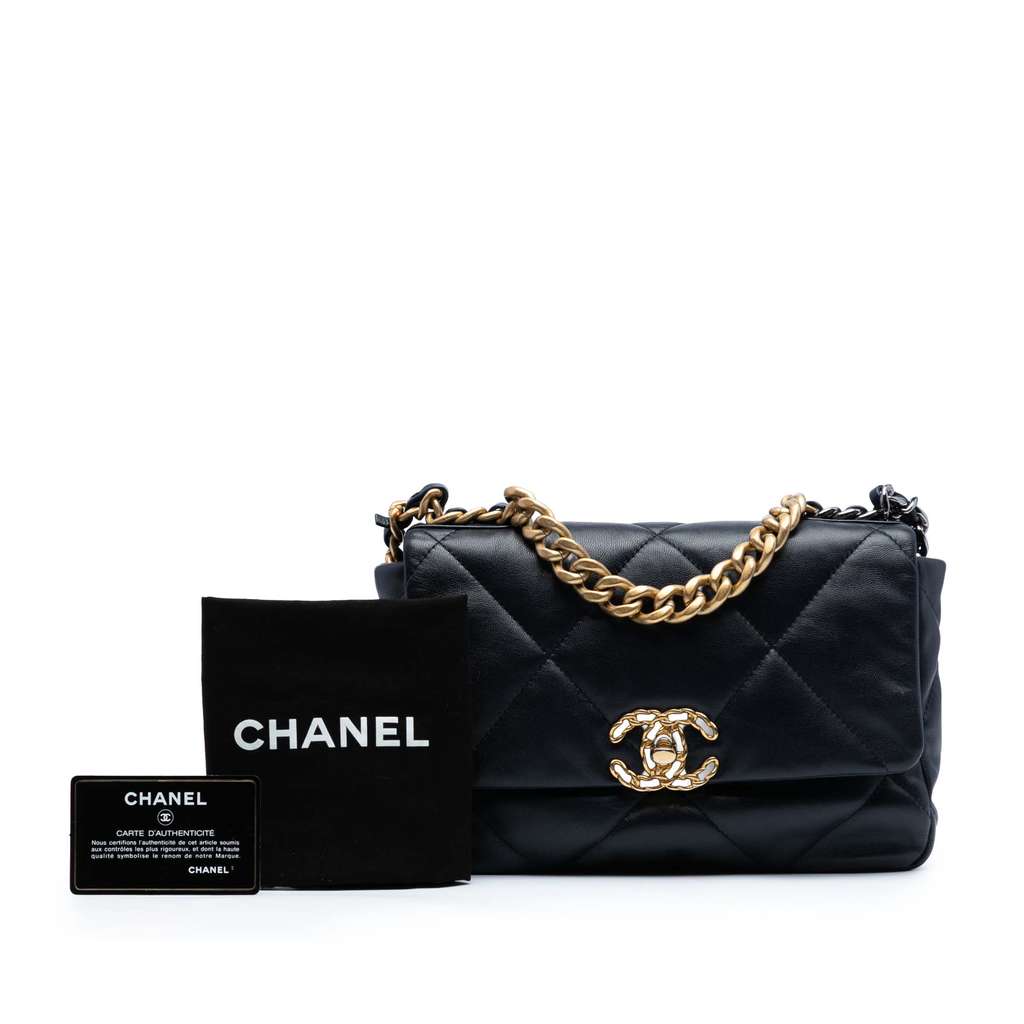 Chanel Medium Lambskin 19 Flap - Image 10