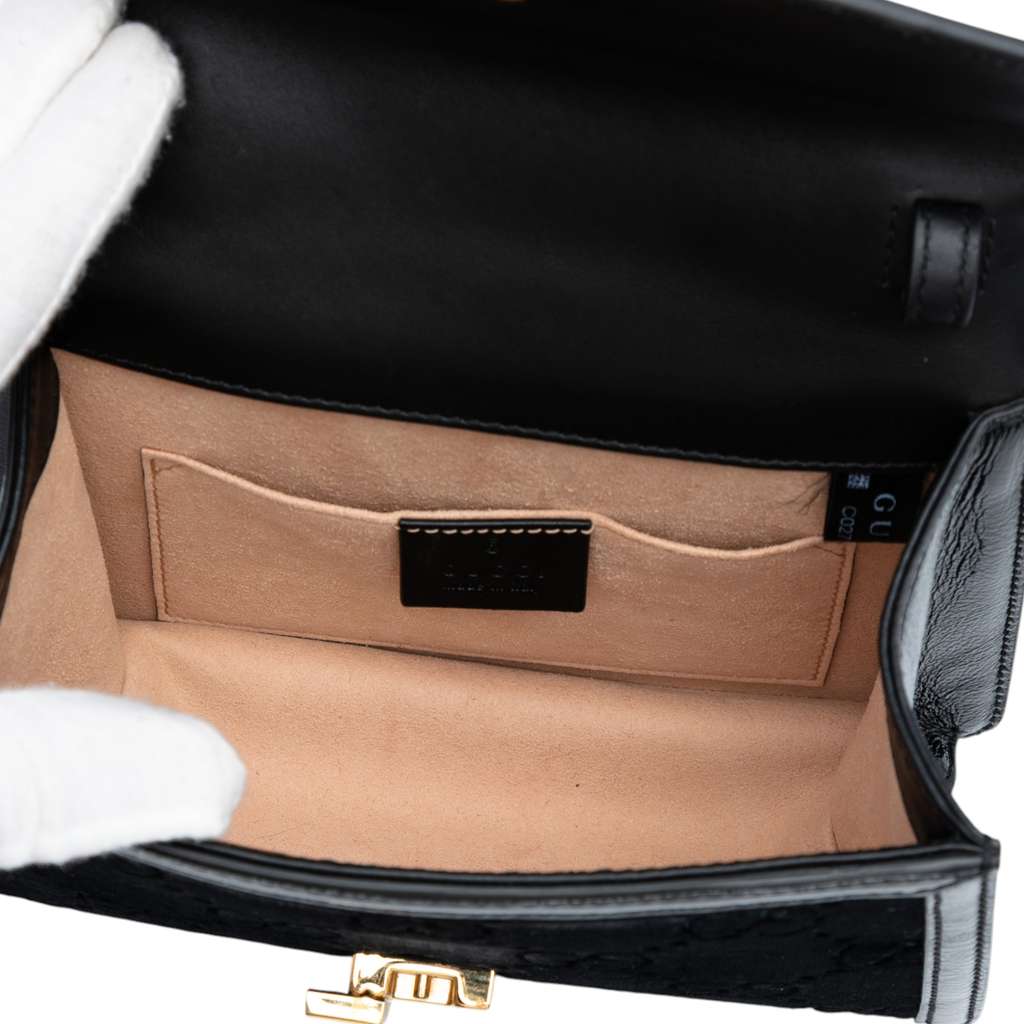 Gucci Mini GG Velvet Sylvie Satchel - 4