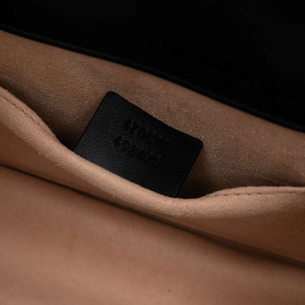 Gucci Mini GG Velvet Sylvie Satchel - Detail 1