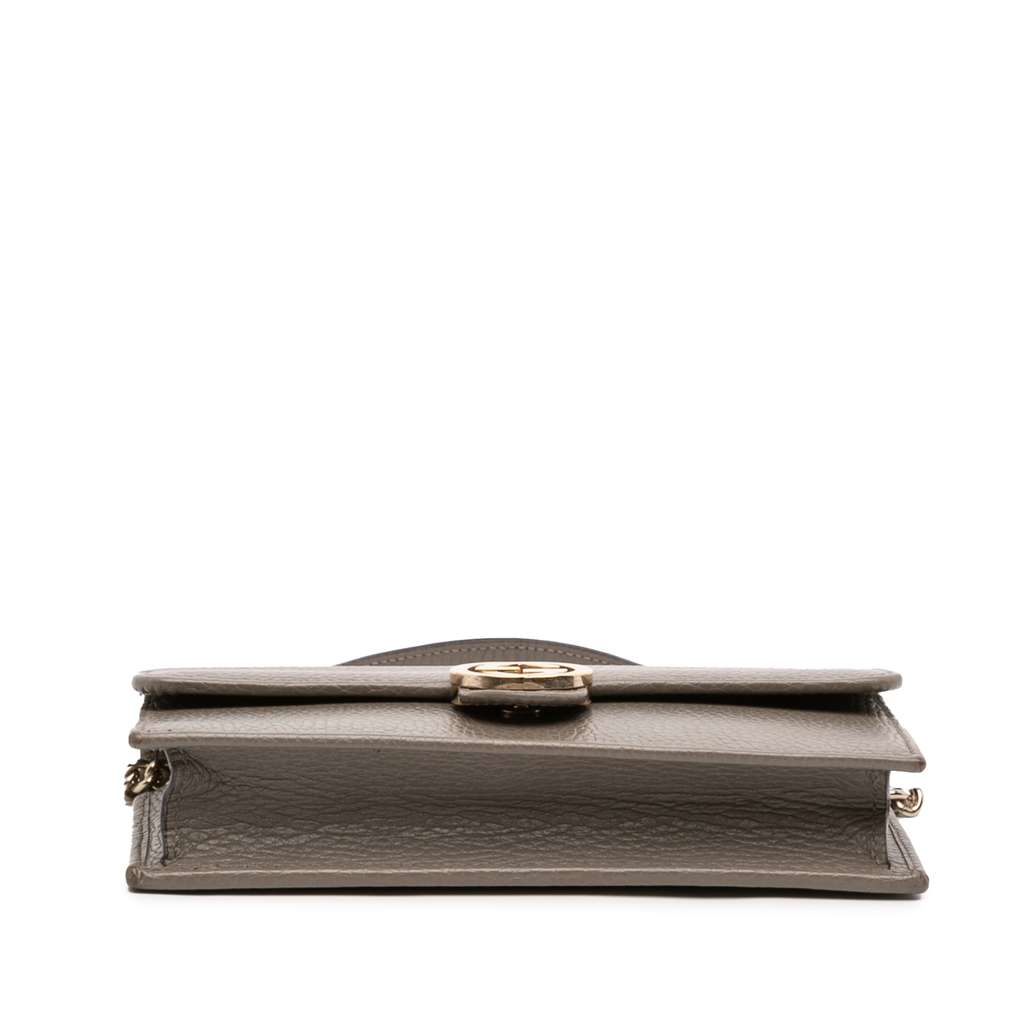 Gucci Interlocking G Dollar Calfskin Wallet on Chain - Image 6