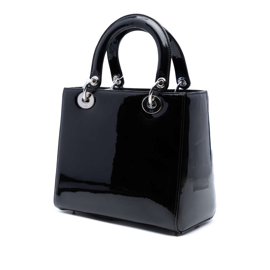 Dior Medium Patent Lady Dior - Back view