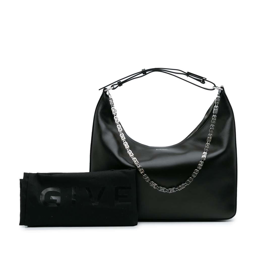Givenchy Medium Leather Moon Cut Out Bag - Image 13