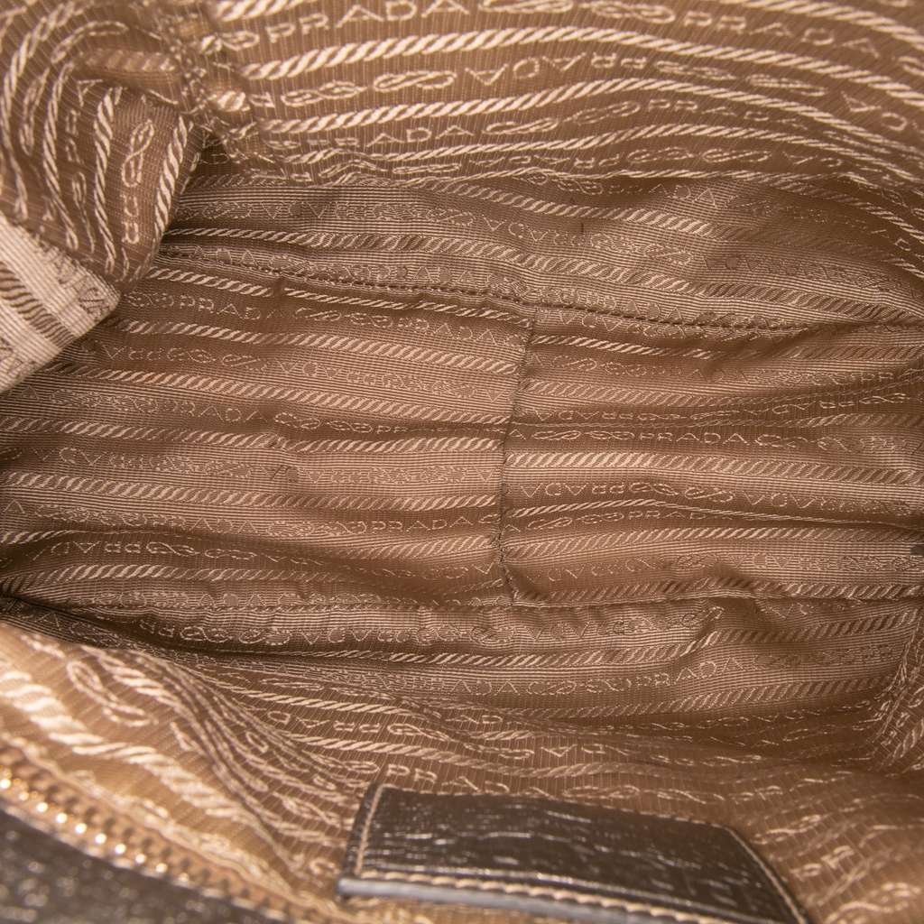 Prada Canvas Canapa Logo Tote - Side view