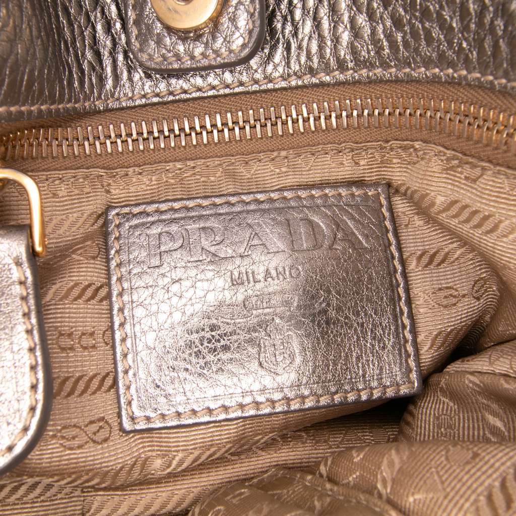 Prada Canvas Canapa Logo Tote - Detail 1