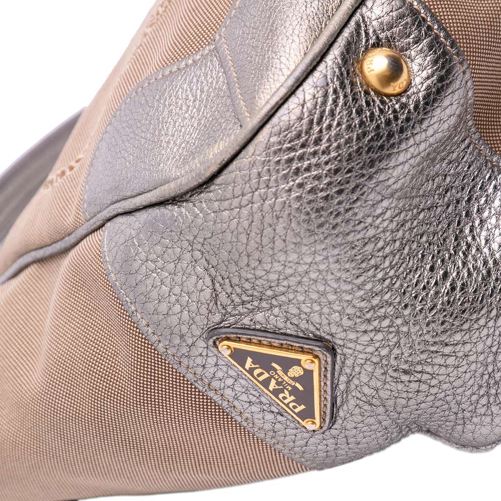 Prada Canvas Canapa Logo Tote - Image 12