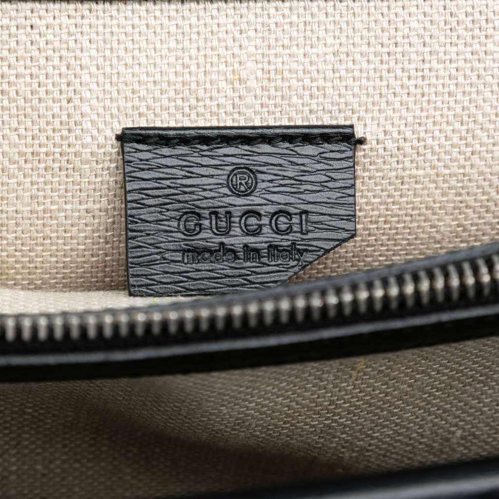 Gucci Medium Leather Tropical Print Dionysus Shoulder Bag - Side view