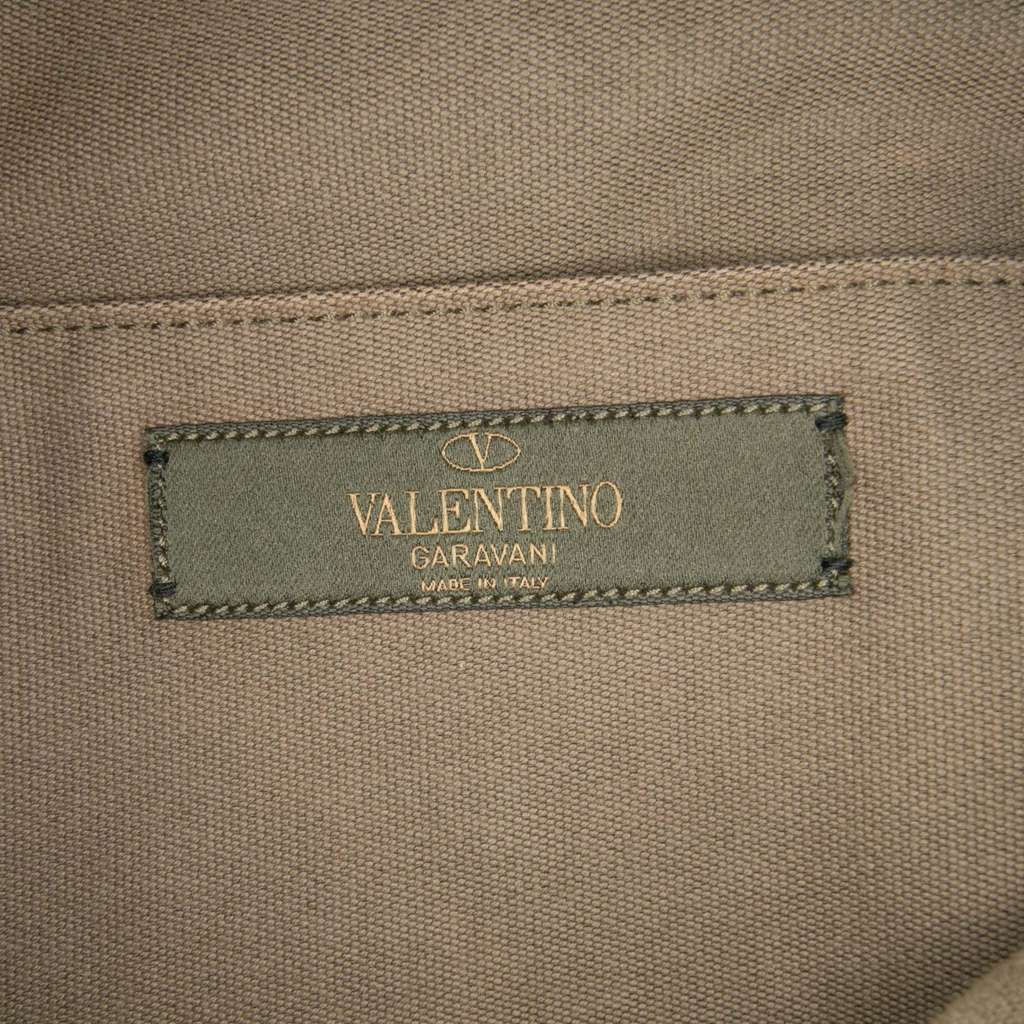 Valentino Printed Nylon Camouflage Rockstud Backpack - Detail 1