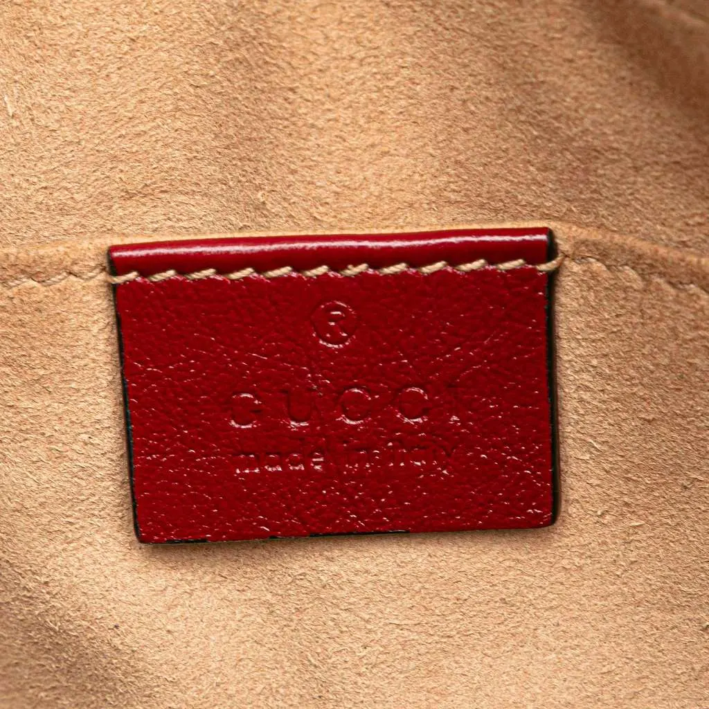 Gucci Small GG Marmont Matelasse Canvas Crossbody Brown Canvas Very good - Box View