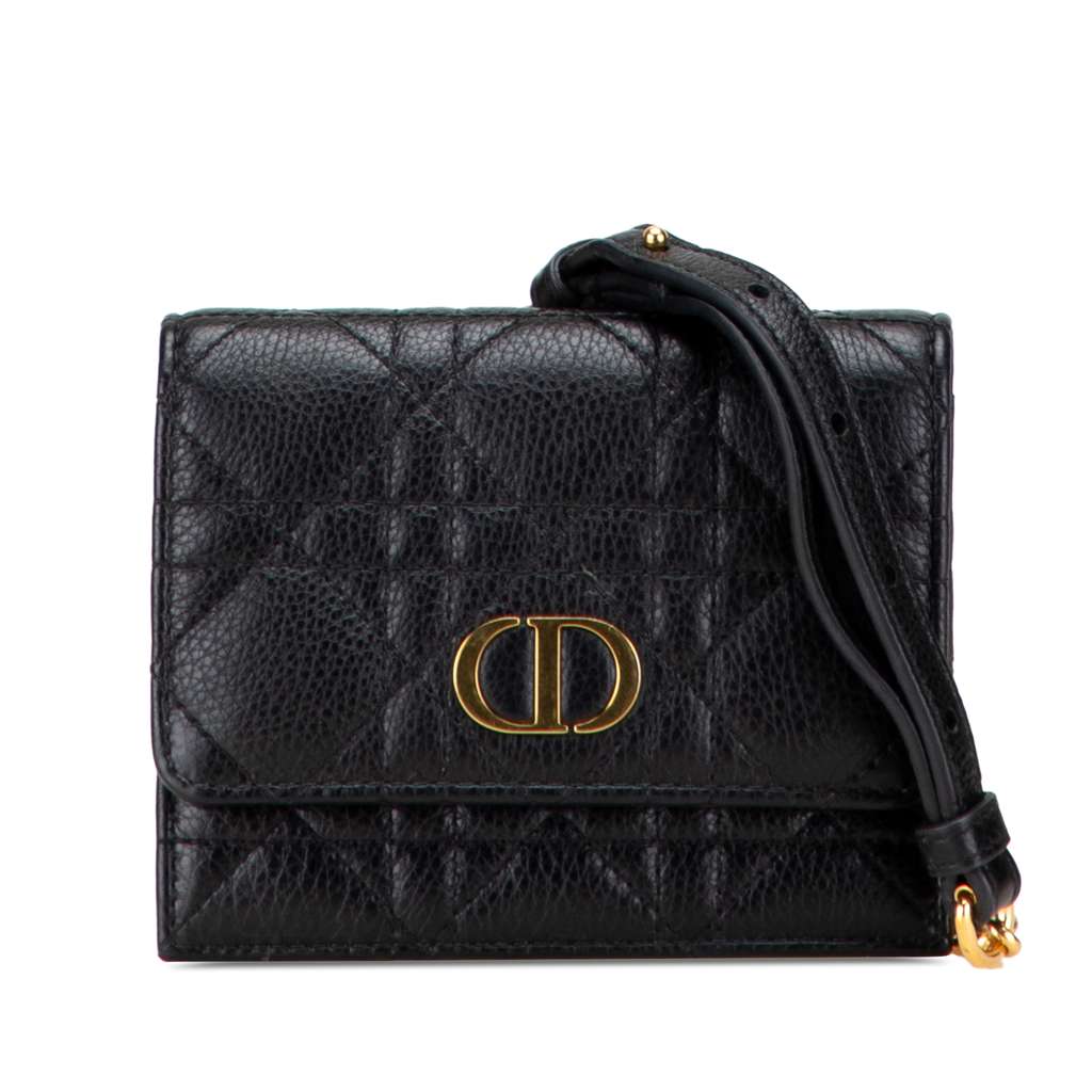 Dior Calfskin Cannage Caro Chain Belt Bag