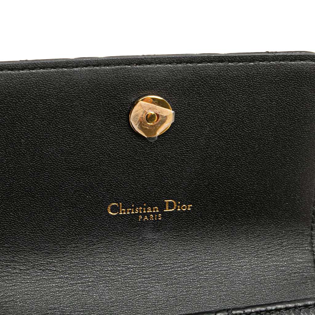 Dior Calfskin Cannage Caro Chain Belt Bag - Image 10