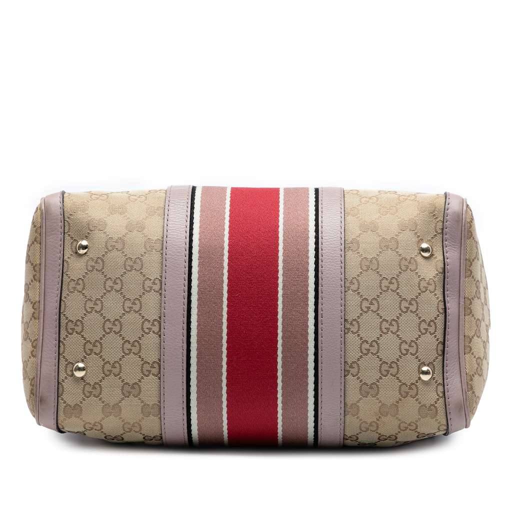 Gucci Medium GG Canvas Web Joy Boston Bag - Image 6