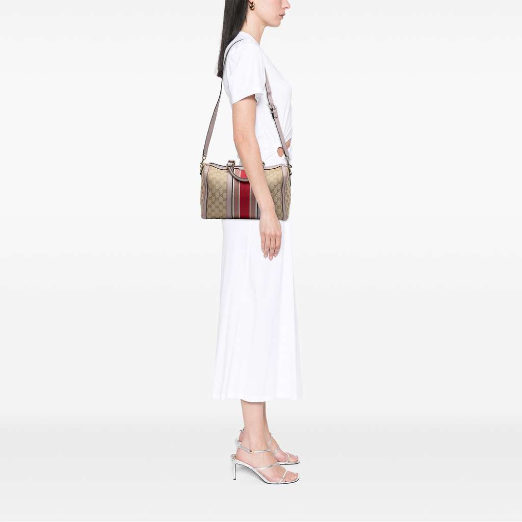 Gucci Medium GG Canvas Web Joy Boston Bag - Detail 2