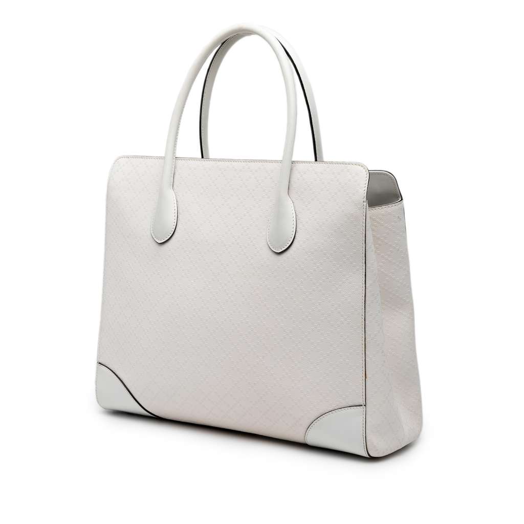 Gucci Diamante Bright Leather Tote - Back view