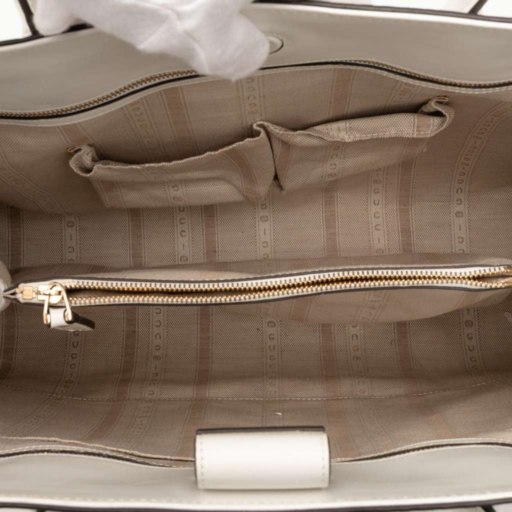 Gucci Diamante Bright Leather Tote - 4