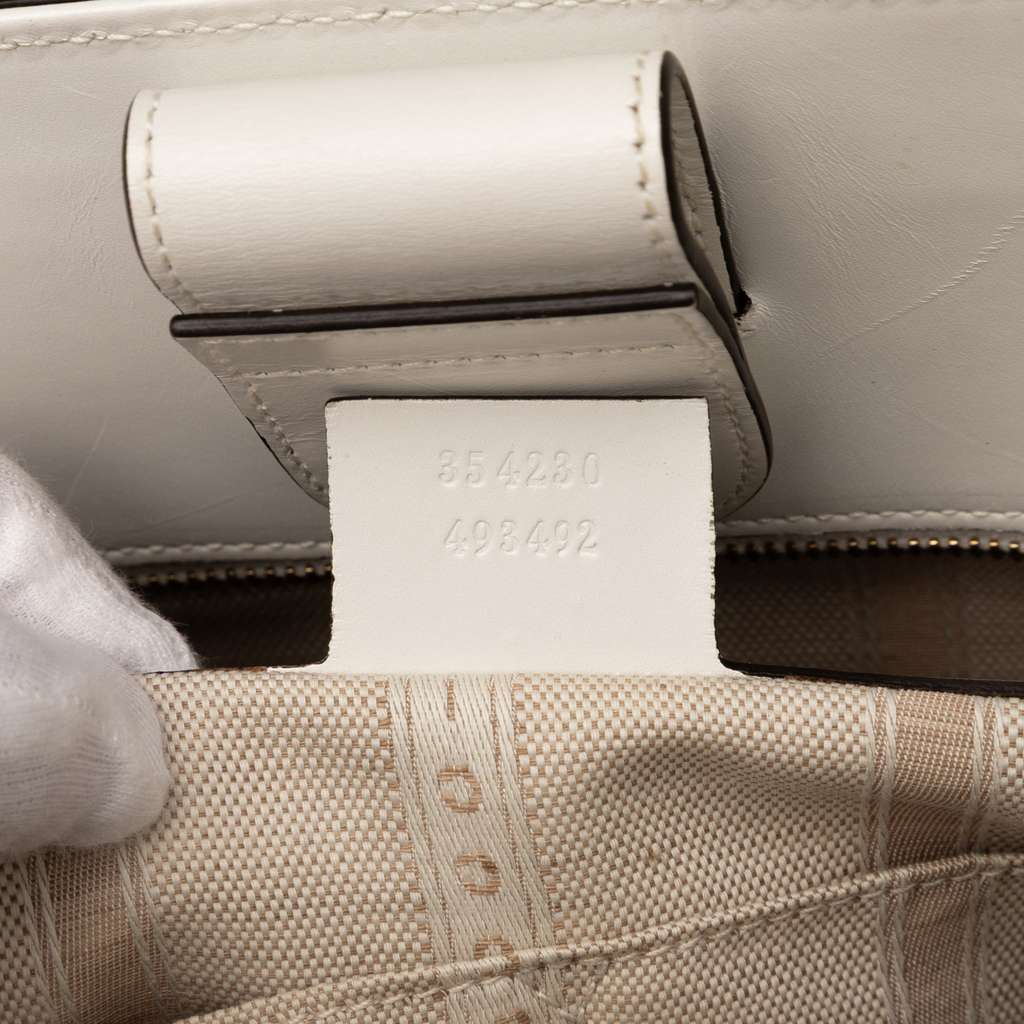 Gucci Diamante Bright Leather Tote - Side view