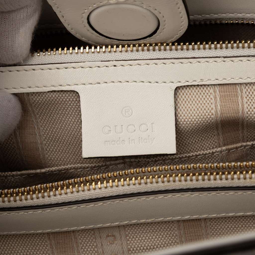 Gucci Diamante Bright Leather Tote - Detail 1