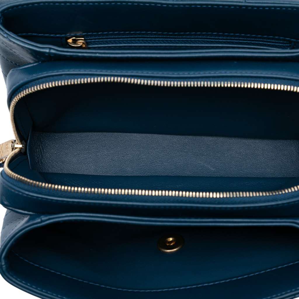 Chanel Small Chevron Lambskin Stitched Envelope Flap - 4