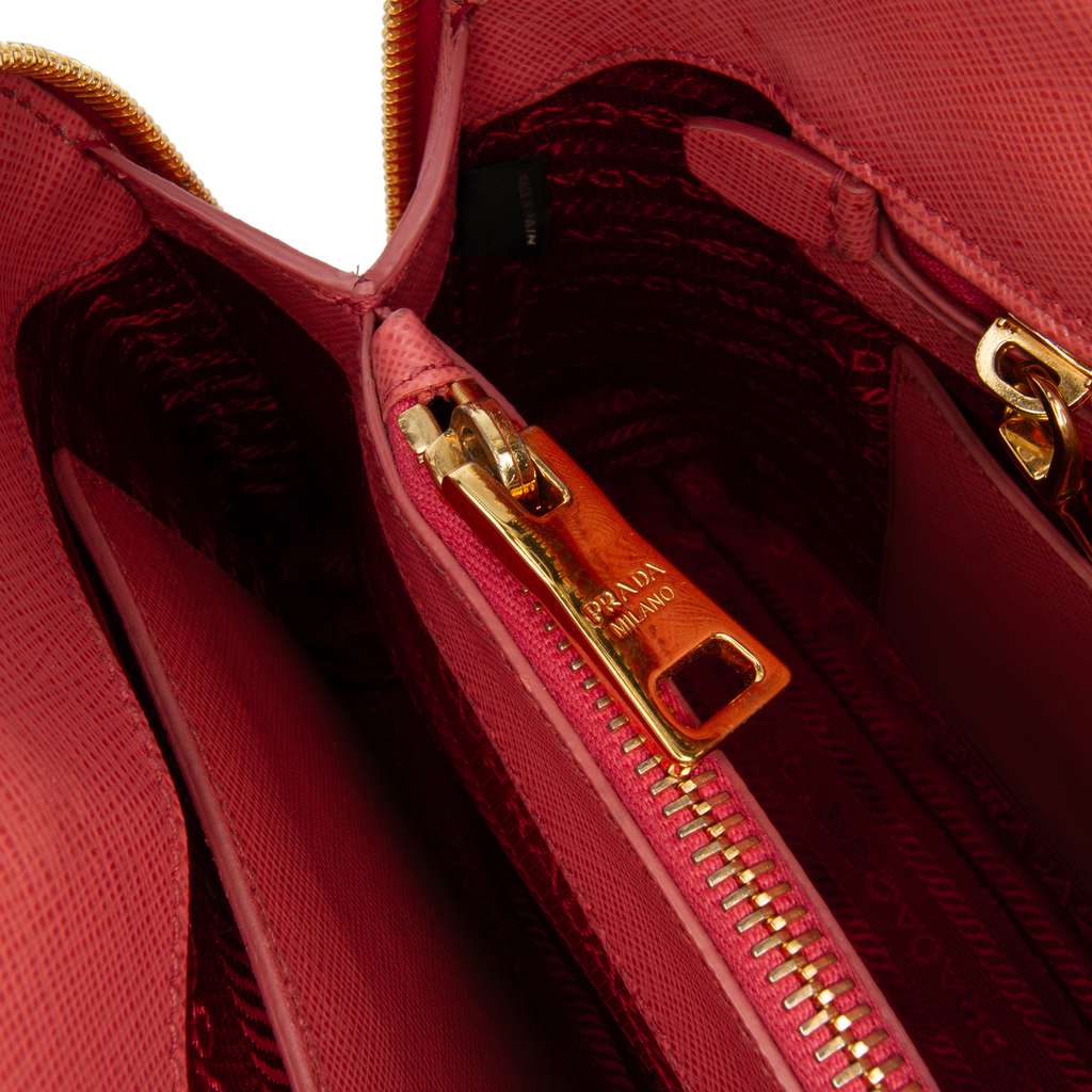 Prada Medium Saffiano Lux Promenade Satchel - Detail 2