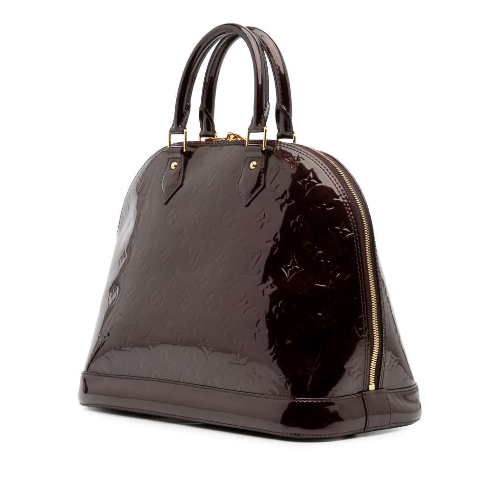 Louis Vuitton Monogram Vernis Alma MM - Back view