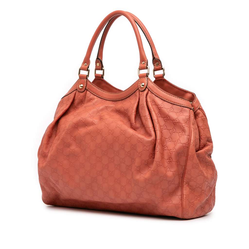 Gucci Large Guccissima Sukey Tote - Back view