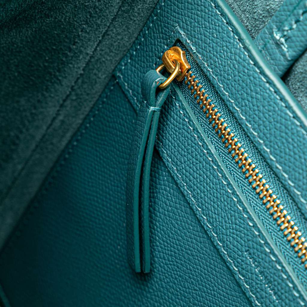 Celine Small Grained Calfskin Vertical Cabas Satchel - Image 10