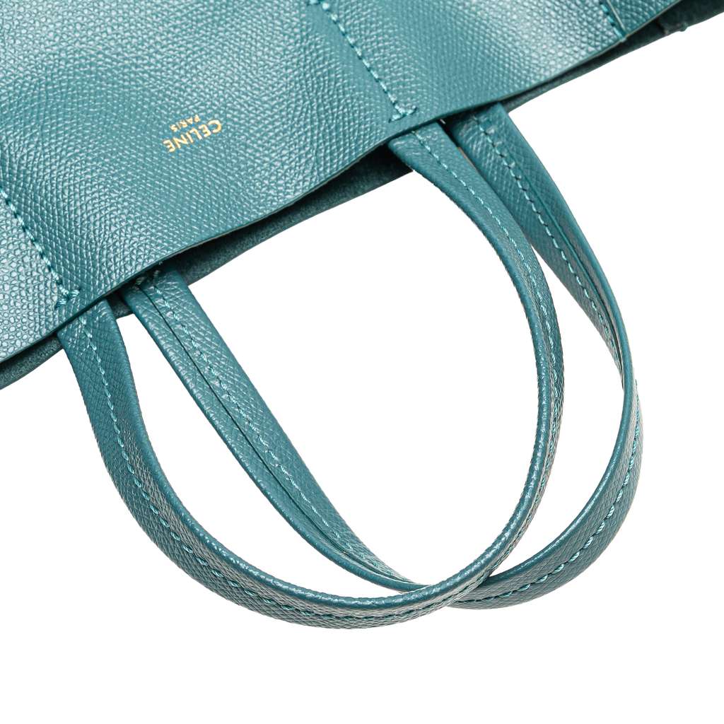 Celine Small Grained Calfskin Vertical Cabas Satchel - Image 11