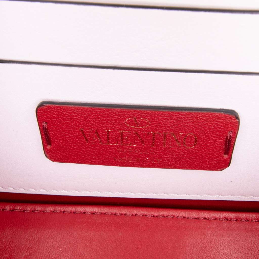 Valentino Small Leather VLTN Chain Crossbody - Side view