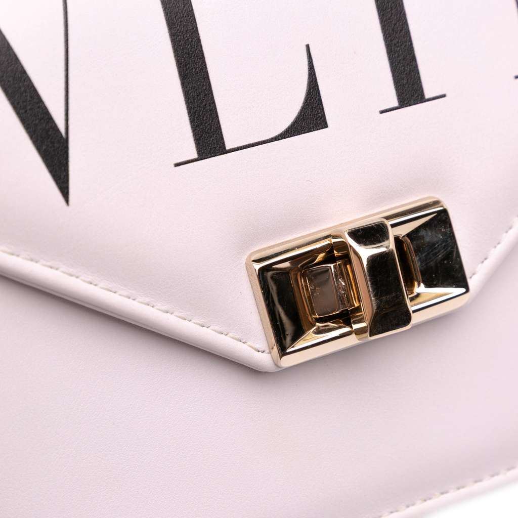 Valentino Small Leather VLTN Chain Crossbody - Detail 1