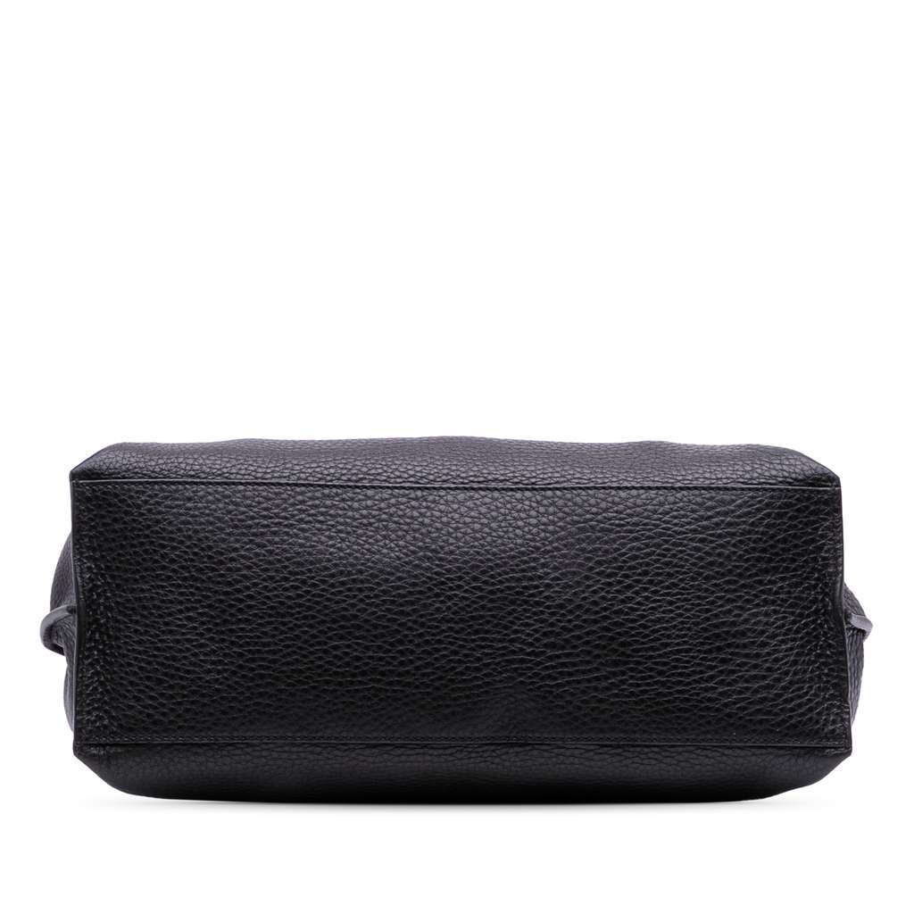 Gucci Medium Leather Bamboo Daily Satchel - Image 6