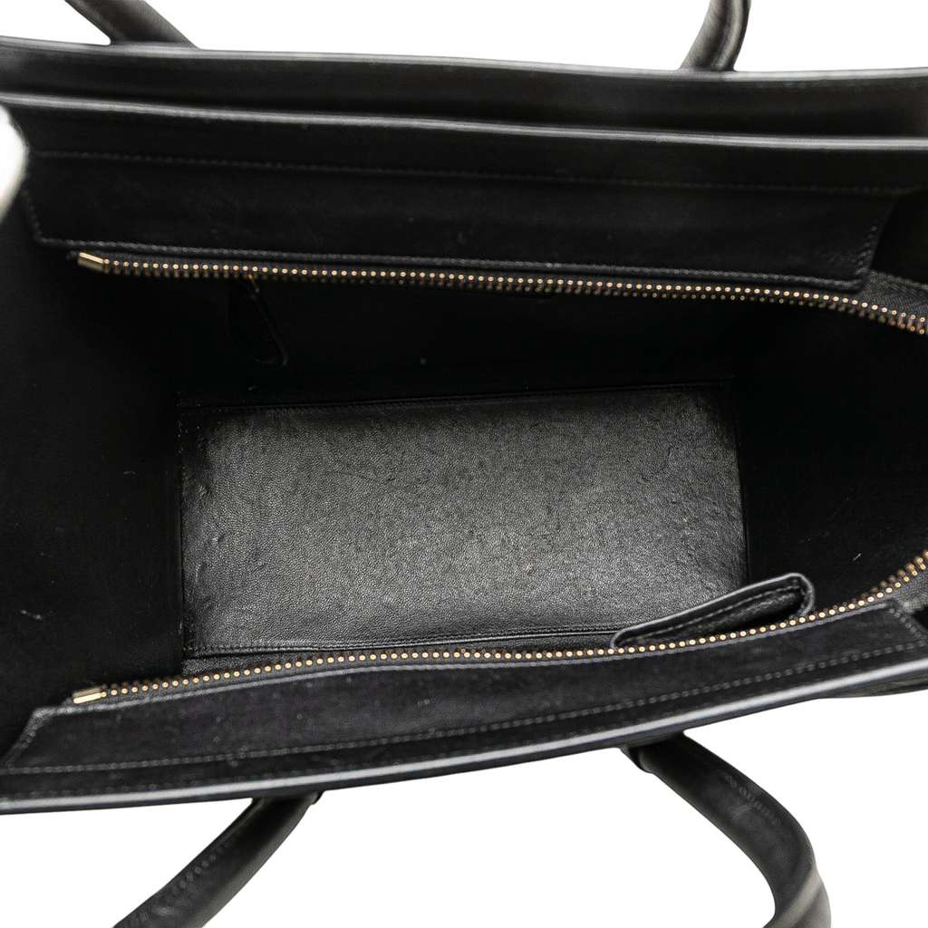 Celine Micro Tricolor Leather Luggage Tote - 4