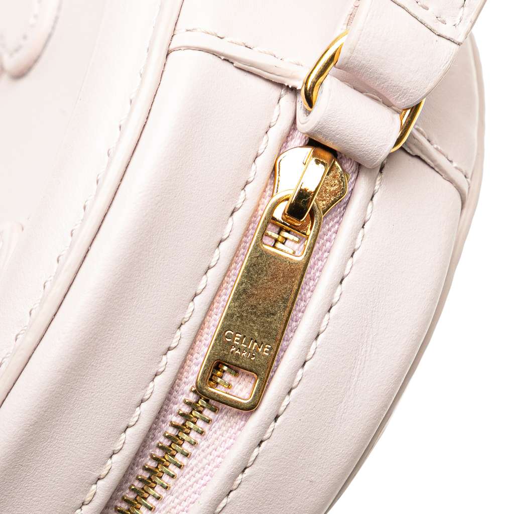 Celine Small Calfskin Cuir Triomphe Oval Crossbody - Detail 2