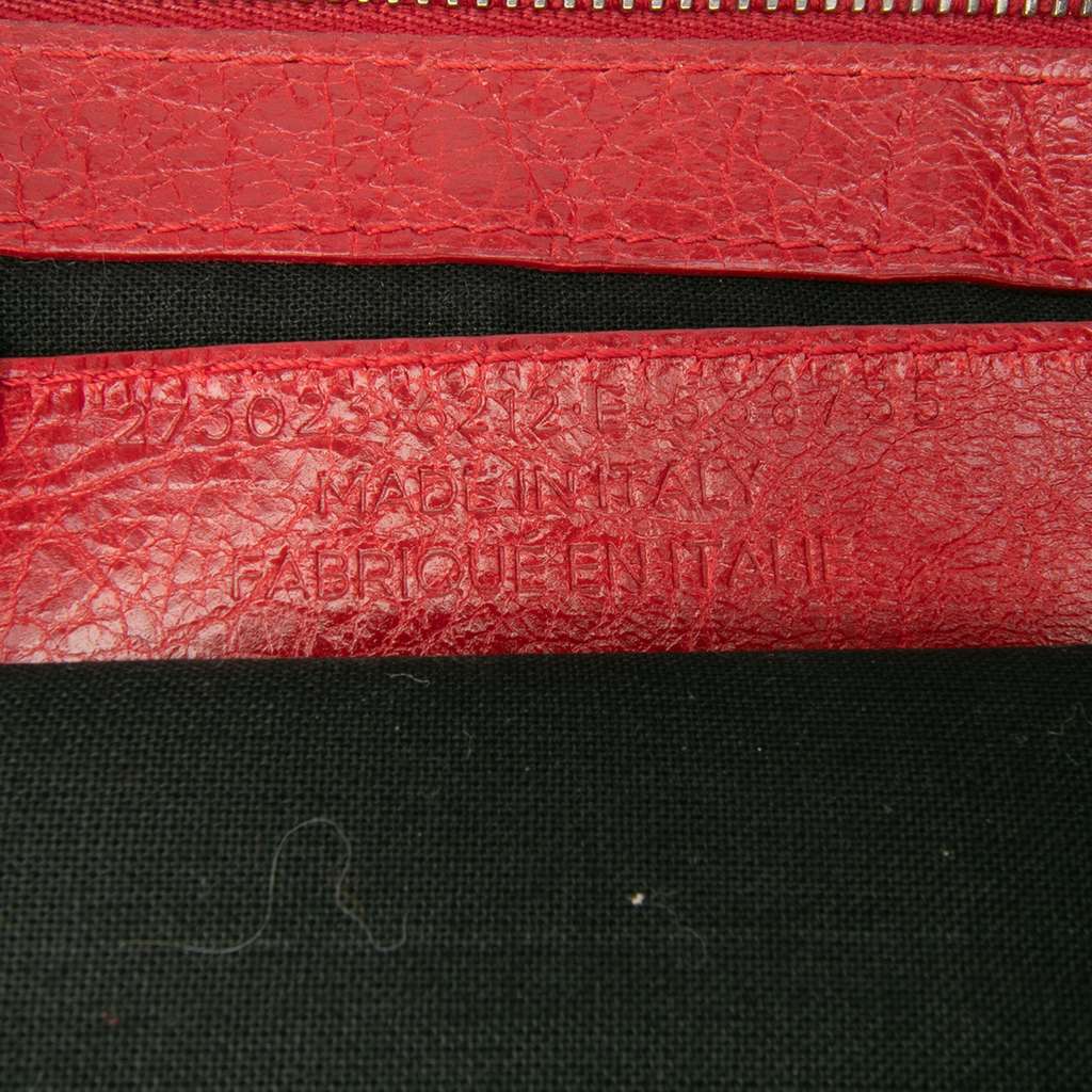 Balenciaga Lambskin Motocross Classic Clip L Clutch - Detail 1