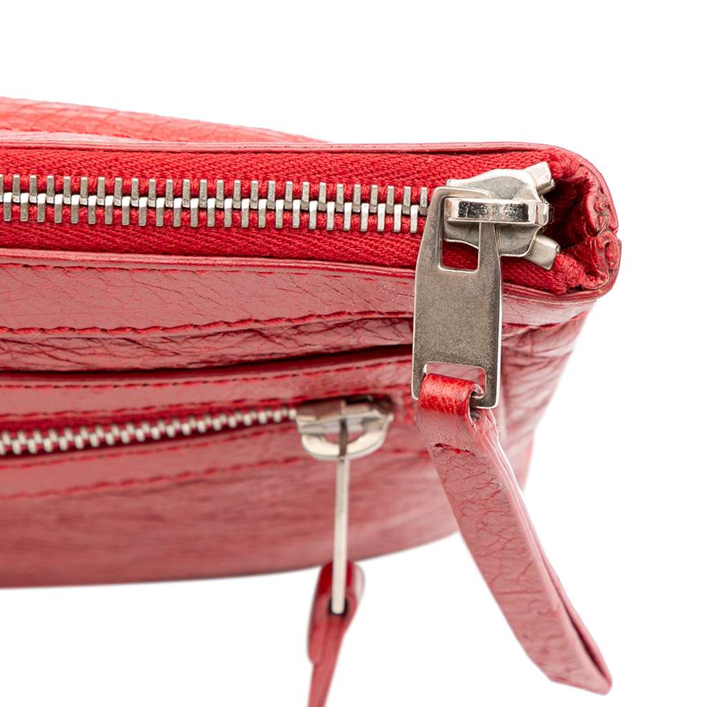 Balenciaga Lambskin Motocross Classic Clip L Clutch - Detail 2