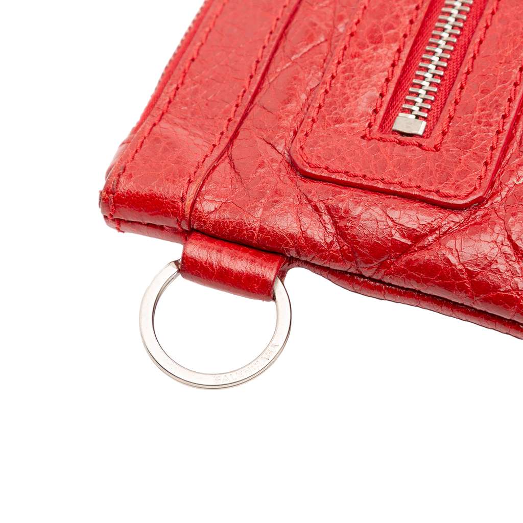 Balenciaga Lambskin Motocross Classic Clip L Clutch - Image 11