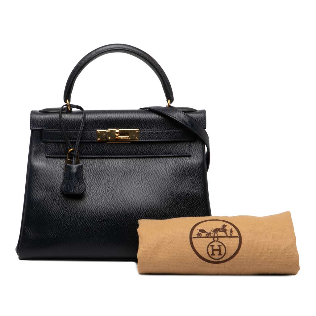 Hermès Courchevel Kelly Retourne 28 - Image 10