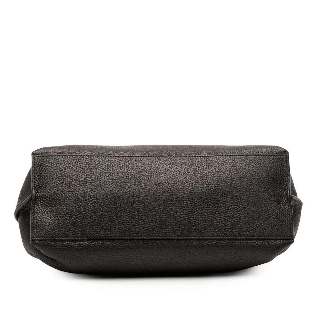 Gucci Medium Leather Bamboo Daily Satchel - Image 6