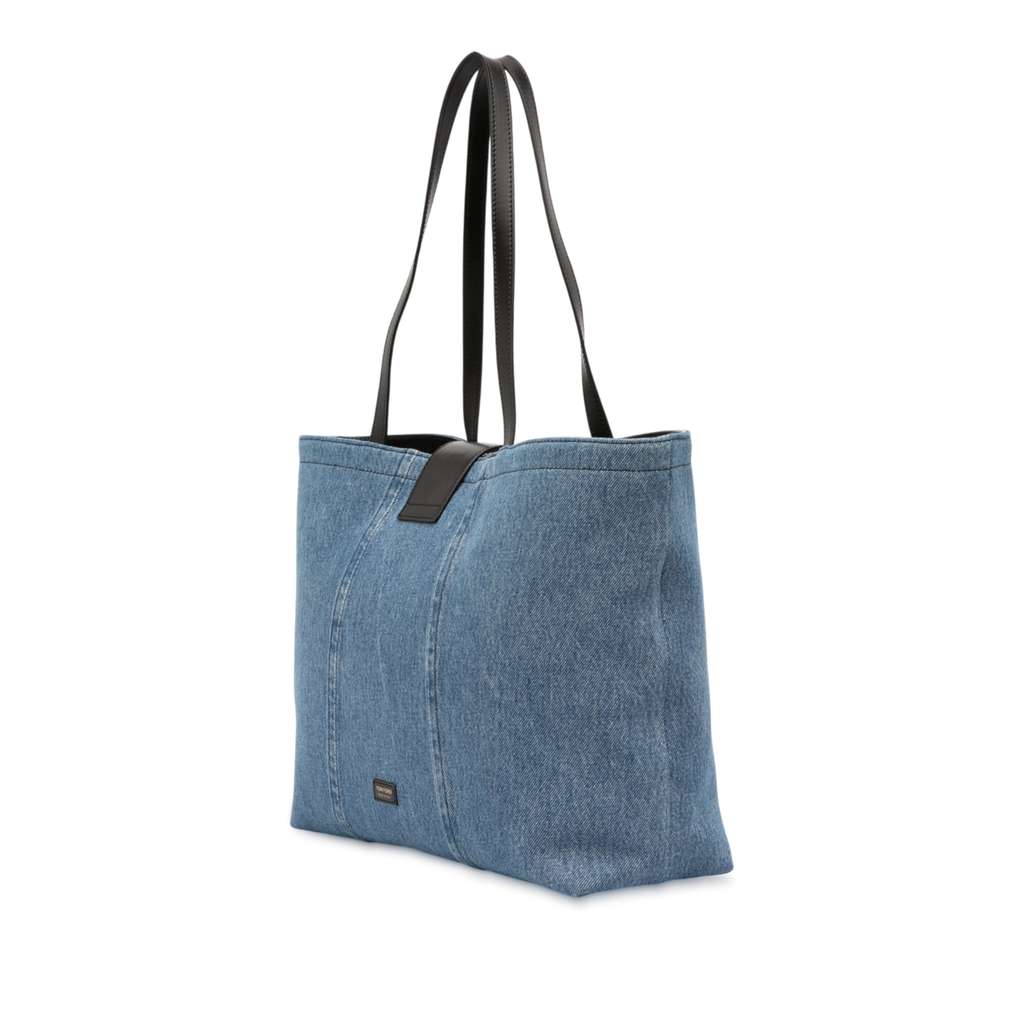 Tom Ford Small Denim TF Tote - Back view